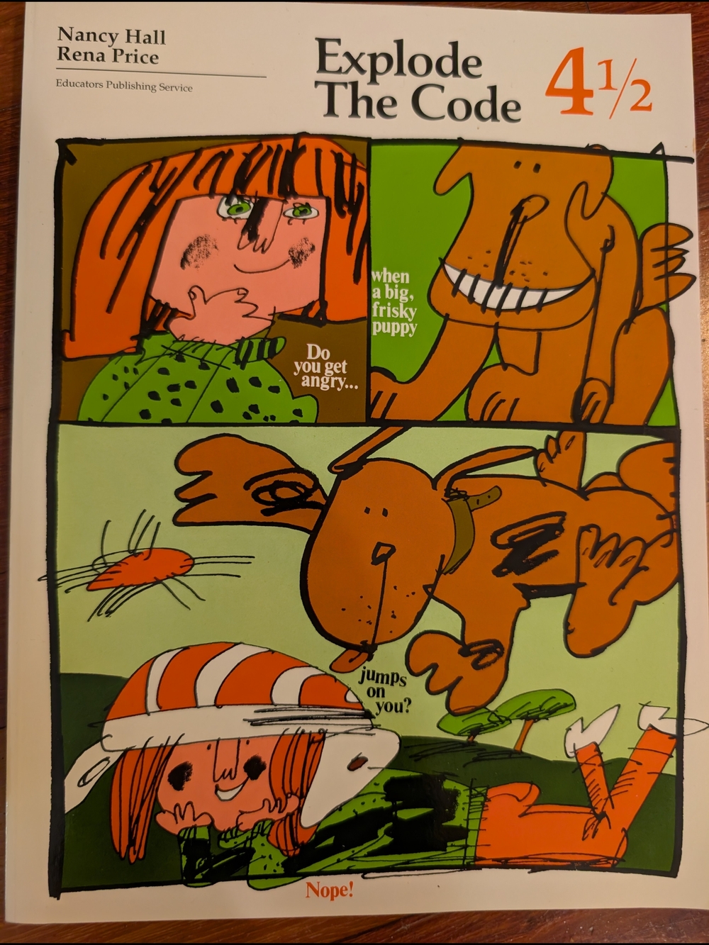 Explode The Code 4½ Children's Reading Workbook - Orange & Green